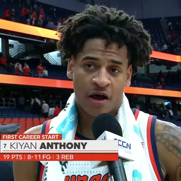 Image related to Kiyan Anthony postgame vs. Delaware State