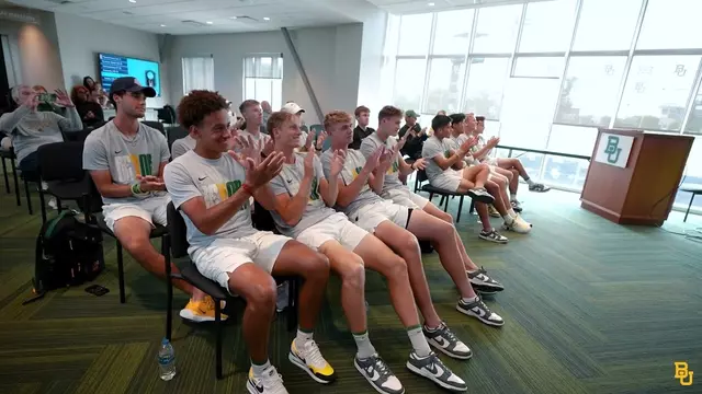 Poster image for Baylor Tennis (M): Nothing better than hearing your name called 🙌