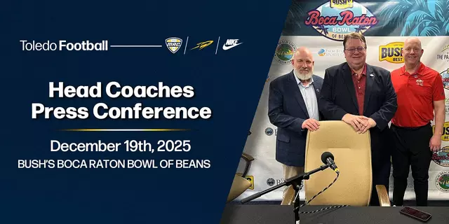 Poster image for Toledo Football - Bowl Game Head Coaches Press Conference - 12/19/2025