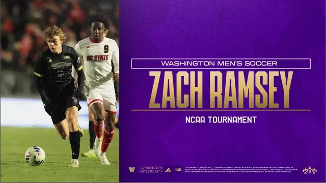 Poster image for Zach Ramsey NCAA Highlights: Washington Men's Soccer