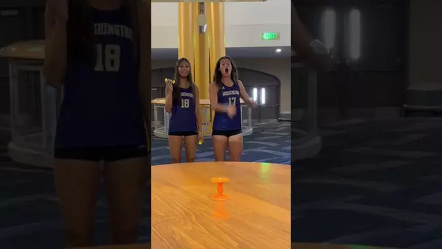 Poster image for Practice makes perfect 🔄 #GoHuskies #beachvolleyball #mediaday #volleyball