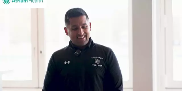 Poster image for WEEK 11: Coaches Corner with Head Coach Saj Thakkar presented by Atrium Health.