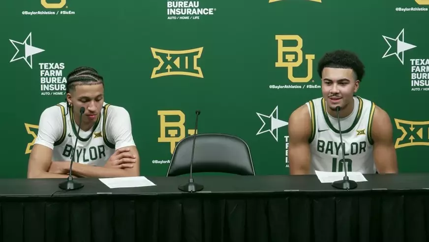 Poster image for Baylor Basketball (M): Postgame vs. Alcorn State | December 19, 2025