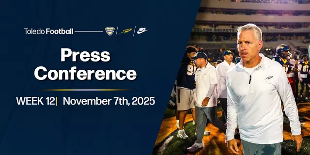 Poster image for Toledo Football - Press Conference - Week 12- 11/7/2025