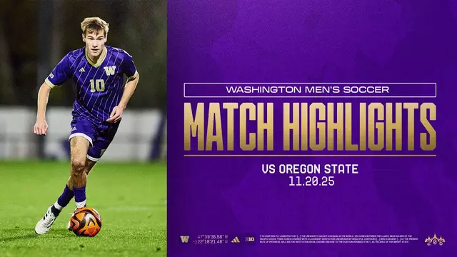 Poster image for Washington 3, Oregon State 2 | Huskies Highlights
