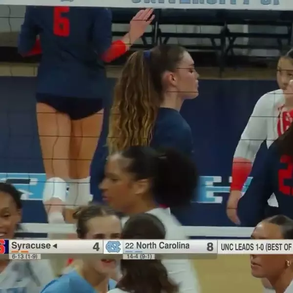 Image related to Highlights | Syracuse Volleyball vs. North Carolina