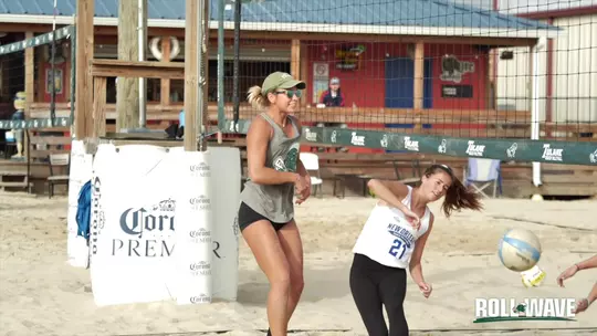Poster image for Beach Volleyball Opens Preseason Action