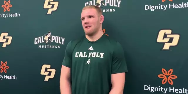 Poster image for Cal Poly’s Trevor Tinker Post Dual Press Conference - Cal State Bakersfield (Jan. 21, 2024)