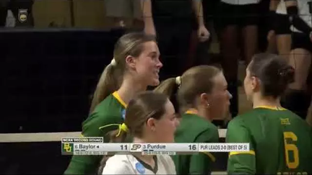 Poster image for Baylor Volleyball: Highlights vs. Purdue | December 5, 2025