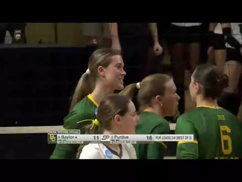 Poster image for Baylor Volleyball: Highlights vs. Purdue | December 5, 2025