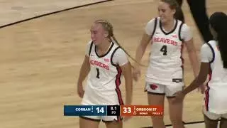 Oregon State WBB Highlights vs. Corban