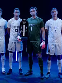Poster image for CBU Men's Soccer Hype Video 2023
