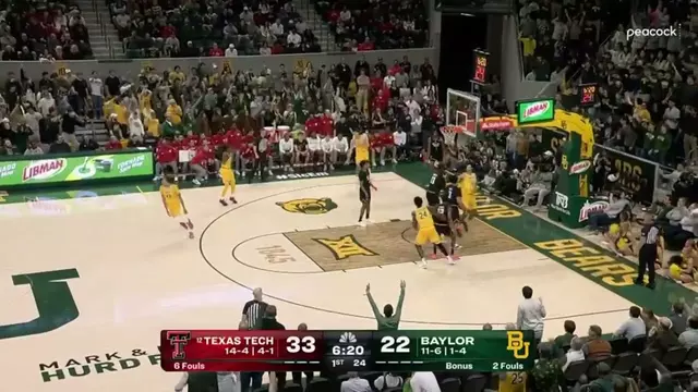 Poster image for Baylor Basketball (M): Dan Skillings Jr. (12 PTS) vs. Texas Tech | January 20, 2026