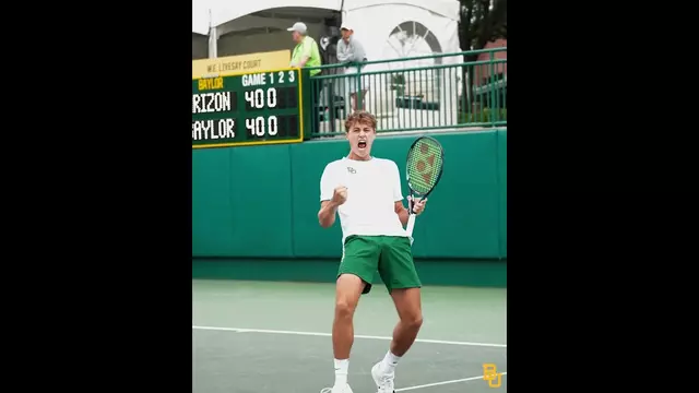 Poster image for Baylor Tennis (M): Highlights vs. Arizona | March 19, 2025