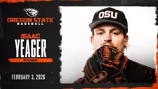 Oregon State Baseball Interview: Isaac Yeager (2/3/26)