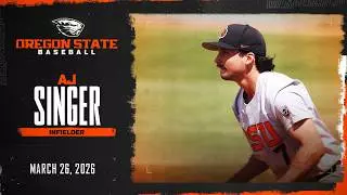 Oregon State Baseball Interview: AJ Singer (3/26/26)