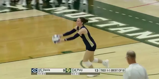 Poster image for Cal Poly vs. UC Davis, Women's Volleyball Highlights -- Oct 25th, 2025