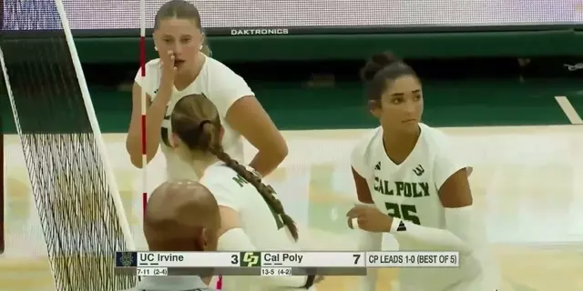 Poster image for Cal Poly vs. UC Irvine, Volleyball Highlights -- Oct 17th, 2025