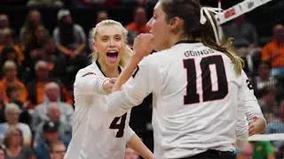 Oregon State Volleyball: Highlights vs Oregon