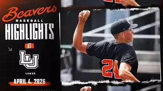 Oregon State Baseball Highlights: 4/4/26 vs. Lamar