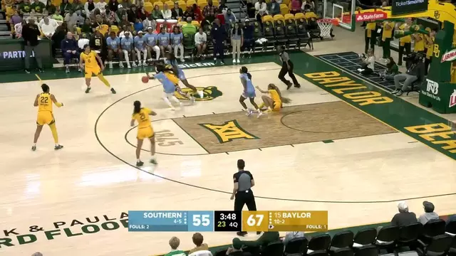 Poster image for Baylor Basketball (W): Darianna Littlepage-Buggs Highlights (13 PTS) vs. Southern | December 18, 202