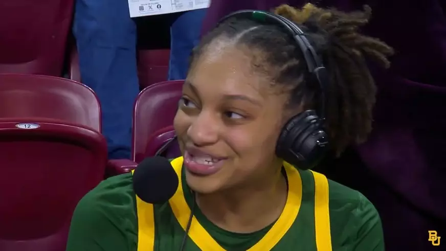 Poster image for Baylor Basketball (W): Taliah Scott Postgame Interview at Iowa State | January 4, 2026