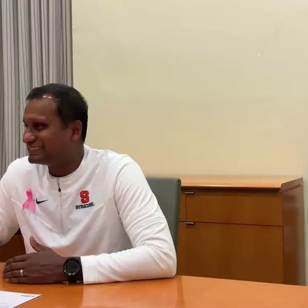 Image related to Bakeer Ganesharatnam Media Availability | Syracuse vs. SMU