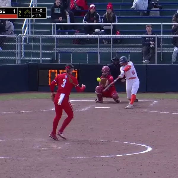 Image related to Syracuse Softball vs. NC State (DH 1) Highlights 3/29/26