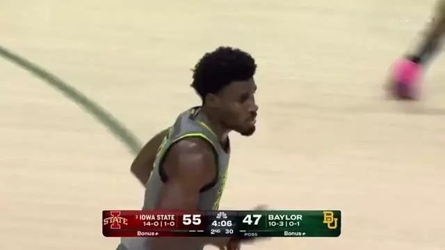 Poster image for Baylor Basketball (M): Tounde Yessoufou Highlights (10 PTS) vs. Iowa State | January 7, 2026