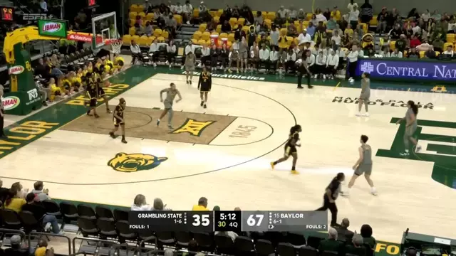 Poster image for Baylor Basketball (W): Bella Fontleroy Highlights (11 PTS) vs. Grambling State | November 30, 2025