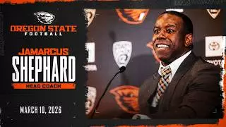 Oregon State Football Interview: Head Coach JaMarcus Shephard (3/10/26)