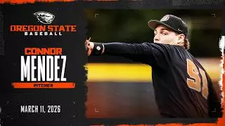Oregon State Baseball Interview: Connor Mendez
