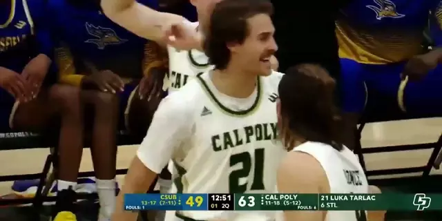 Poster image for Cal Poly vs. CSU Bakersfield, Men's Basketball Highlights -- Mar 1st, 2025