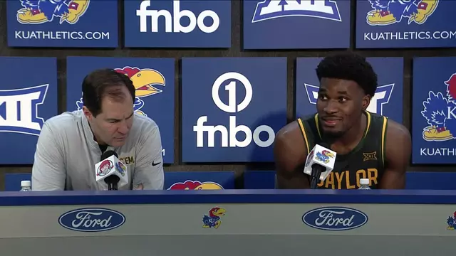 Poster image for Baylor Basketball (M): Postgame at Kansas | January 16, 2026