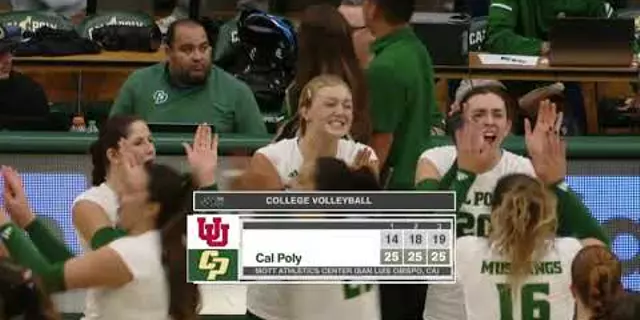 Poster image for Cal Poly vs. Utah, Volleyball Highlights -- Sep 19th, 2025