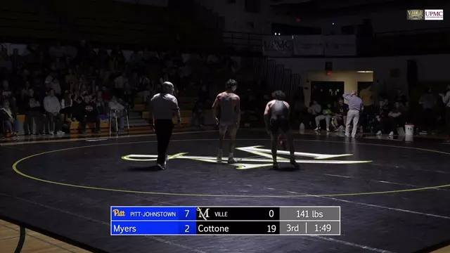 Poster image for Highlights: Millersville Wrestling vs. Pitt-Johnstown (February 1, 2025)