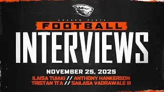 Oregon State Football Interviews: November 25, 2025