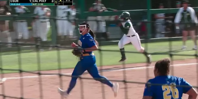 Poster image for Cal Poly vs. CSU Bakersfield, Softball Highlights -- Apr 5th, 2025 Game 2