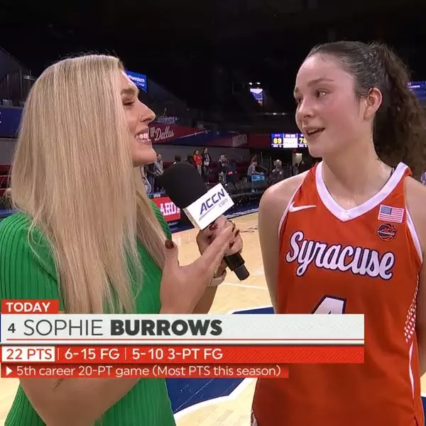Image related to Postgame Interview | Sophie Burrows at SMU