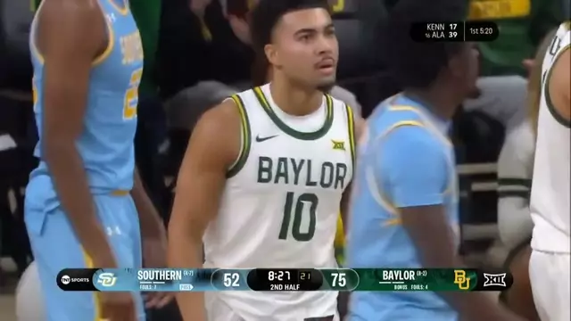 Poster image for Baylor Basketball (M): Isaac Williams (11 PTS) vs. Southern | December 21, 2025