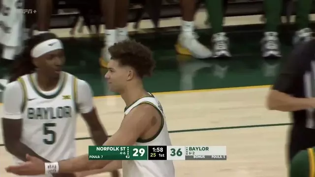 Poster image for Baylor Basketball (M): Dan Skillings Jr. (11 PTS) vs. Norfolk State | DEcember 10, 2025