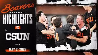 Oregon State Baseball Highlights: 5/2/26 vs. CSUN