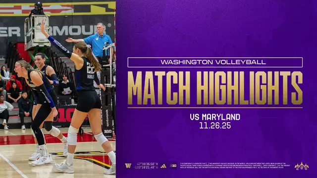 Poster image for Washington 3, Maryland 0 | Huskies Highlights