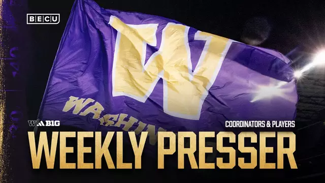 Poster image for UW Football Press Conference: October 14, 2025