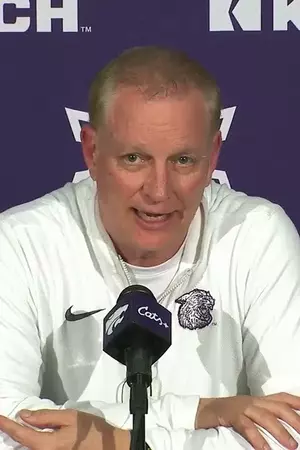 Poster image for K-State Women's Basketball | Coach Mittie Press Conference vs West Virginia