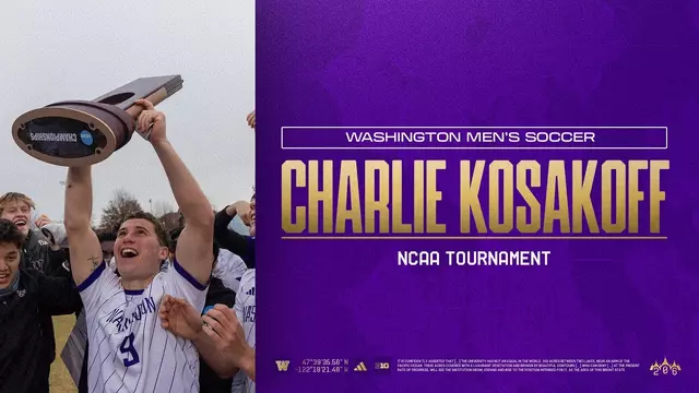 Poster image for Charlie Kosakoff Highlights: Washington Men's Soccer