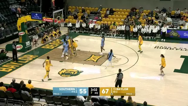 Poster image for Baylor Basketball (W): Kayla Nelms Highlights (15 PTS) vs. Southern | December 18, 2025