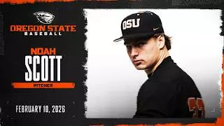 Oregon State Baseball Interview: Noah Scott (2/10/26)