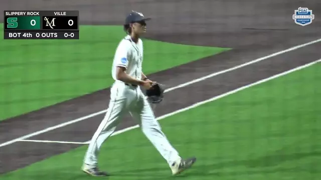 Poster image for Highlights: PSAC Tournament 1st Round Millersville Baseball vs. Slippery Rock (May 7, 2025)