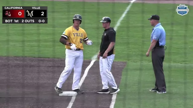 Poster image for Highlights: PSAC Tournament 2nd Round Millersville Baseball vs. California University of PA